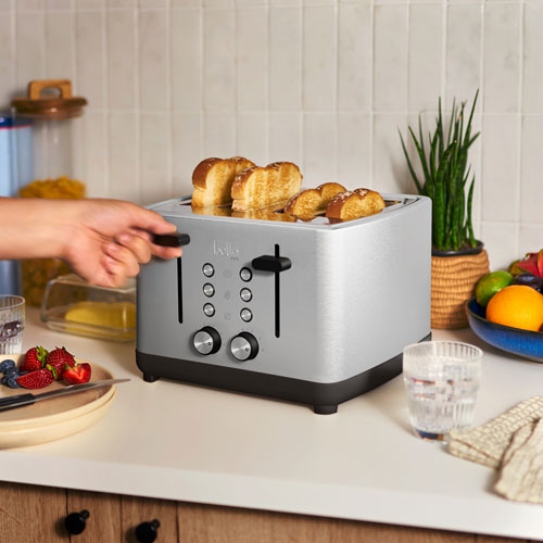 Refurbished - Bella Pro Toaster - 4-Slice - Stainless Steel