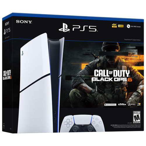 PlayStation 5 Slim Digital Edition Call of Duty: Black Ops 6 Bundle - English - Online Only