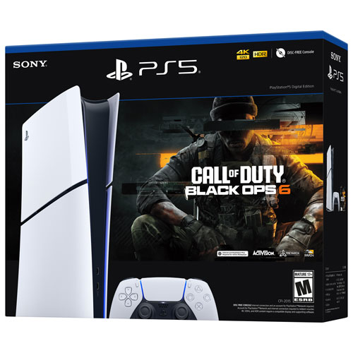 PlayStation 5 Slim Digital Edition Call of Duty: Black Ops 6 Bundle - English - Online Only