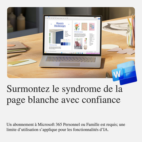 Microsoft 365 Famille - 6 utilisateurs - 12 mois + 3 mois* - Bilingue - Téléchargement numérique