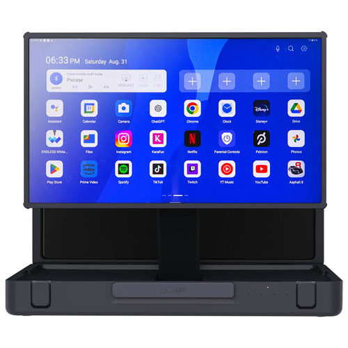 Moniteur à écran tactile ACL IPS HD intégrale 60 Hz 6 ms GÀG de 27 po Pixcase de Mobile Pixels - Noir