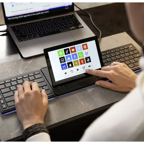 Clavier Bluetooth détachable portatif avec écran ACL tactile de 8 po Tetra de Mobile Pixels