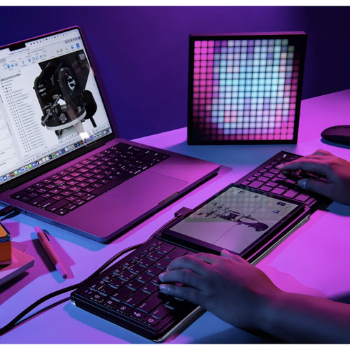 Clavier Bluetooth détachable portatif avec écran ACL tactile de 8 po Tetra de Mobile Pixels