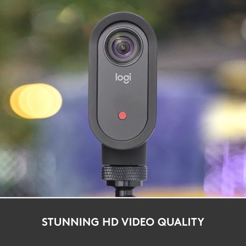 Logitech Mevo Start, Wireless Live Streaming Camera, 1080p HD Video Quality, Intelligent App Control