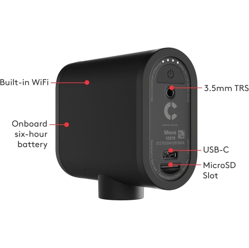 Logitech Mevo Start, Wireless Live Streaming Camera, 1080p HD Video Quality, Intelligent App Control