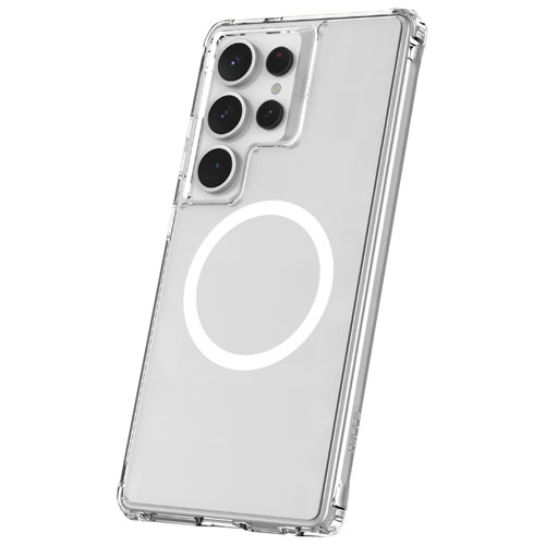 TUFF8 QI2 Rugged Case with MagSafe for Galaxy S25 Ultra- Clear