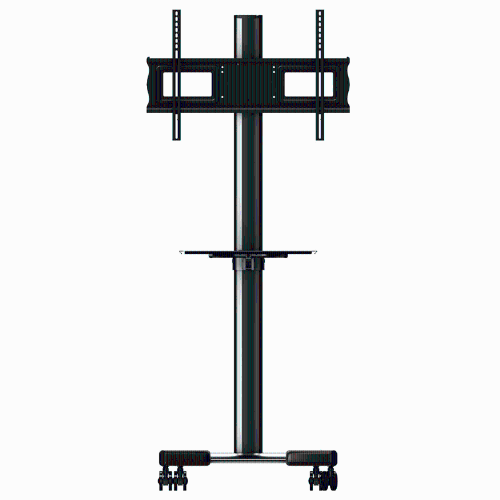 Crimson AV Mobile Cart with Metal Shelf with 32" - 55" Mount -