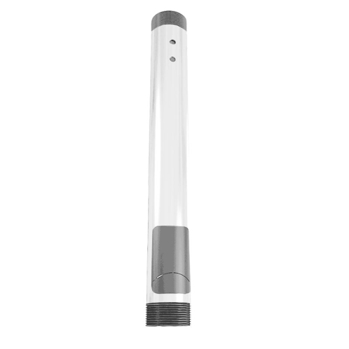 Crimson AV 12" Fixed Length Steel Extension Column - White -