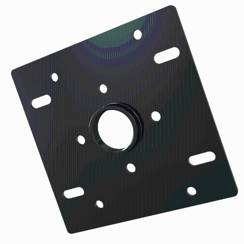 Adaptateur de plafond 8 x 8&nbsp;po AV tout usage de Crimson