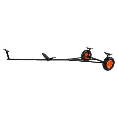 VEVOR 420lbs Load Boat Trailer Dolly,Carbon Steel Trailer Mover with Adjustable Length,15.7 in Pneumatic Tires and Nonslip Support Bracket, for