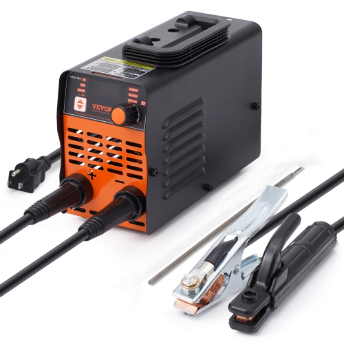 VEVOR  140A Arc/lift Tig 2-In-1 Welding Machine With Igbt Inverter 110V/220V Portable Mma Welder Machine With Hot Start, Arc Force And Anti-Stick