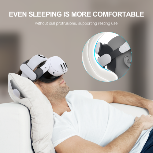 Serre-tête de batterie BOBOVR S3 Pro - Fonctionne avec le Meta Quest 3/3S - Ventilateur et batterie rechargeable 10 000 mAh