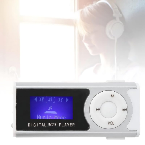 Baladeur MP3 avec lampe LED - 16&nbsp;Go, haut-parleur, lecteur de musique MP3 à mémoire extensible