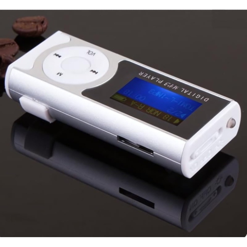 Baladeur MP3 avec lampe LED - 16&nbsp;Go, haut-parleur, lecteur de musique MP3 à mémoire extensible