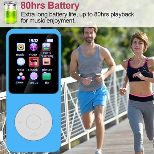 Lecteur portatif Bluetooth 5.0&nbsp;Mpx de Walkman | Écran de 1,8 pouces | 6 heures de lecture | FLAC/APE et autres formats pris en charge | Radio FM