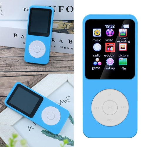 Portable Bluetooth 5.0 MP3 Walkman Player | 1.8-inch screen | 6 hours of playback | FLAC/APE and other formats supported | FM radio and recording