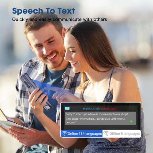 Translation Scanning Pen, 142 Language Translator Pen with 3.71 Inch Touch Screen, Portable Voice Translator Device for Travel Learning