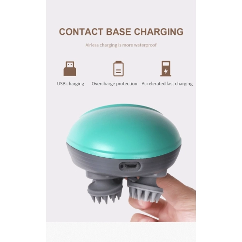 Appareil de massage pour animaux de compagnie Nouveau masseur de tête de cuir chevelu Dragon Scratcher Cat stroking Artifact Octopus Soul Extracteur