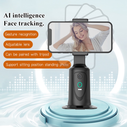 Smart face recognition mobile phone gimbal stabilizer, 360-degree rotating vlog anti-shake photography stand artifact, desktop mobile phone stand-Q1