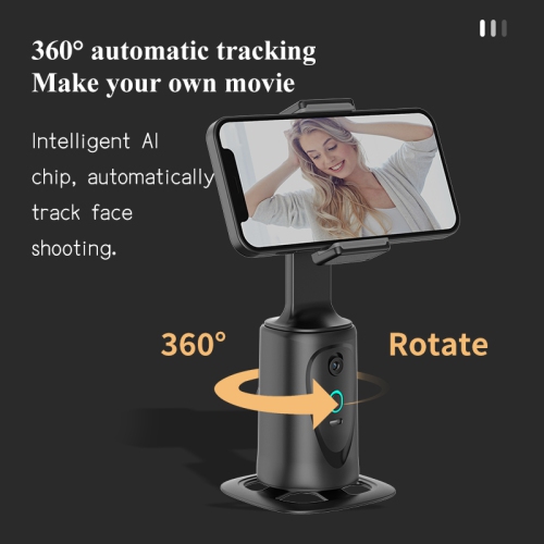 Smart face recognition mobile phone gimbal stabilizer, 360-degree rotating vlog anti-shake photography stand artifact, desktop mobile phone stand-Q1