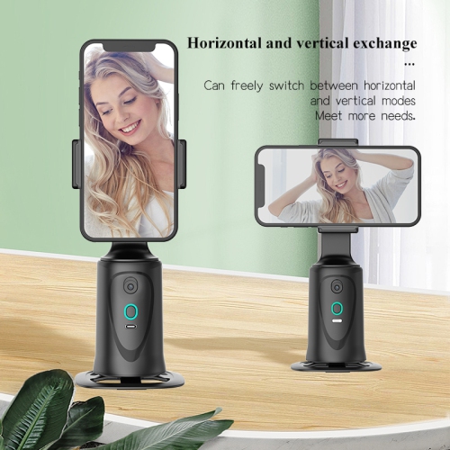Smart face recognition mobile phone gimbal stabilizer, 360-degree rotating vlog anti-shake photography stand artifact, desktop mobile phone stand-Q1