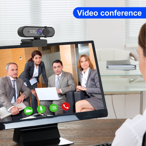 1080P60 frame high-definition digital desktop teaching computer online class live USB camera, webcam for video calls and streaming, driver-free home