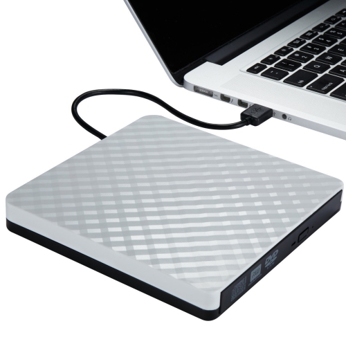 External optical drive usb mobile desktop computer dvd burner external notebook optical drive, white