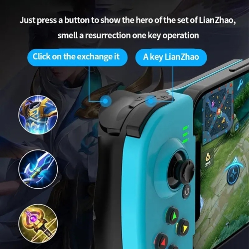 New mobile game controller, D3 Android ios original god stretch Bluetooth chicken eating artifact, gun pressure king dress up, mobile game controller