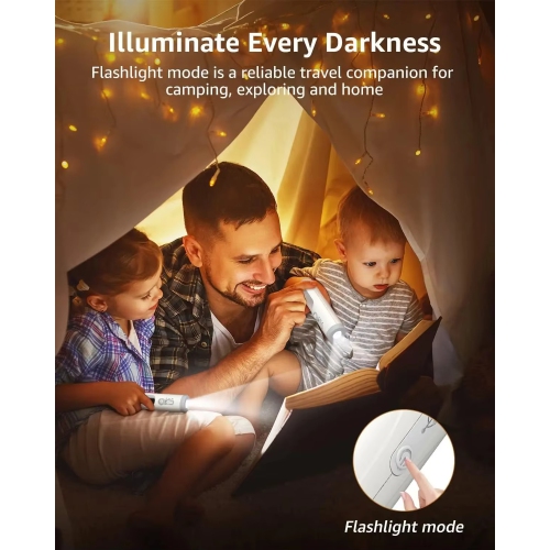 Rechargeable Motion Sensor Night Light, 2-in-1 LED Portable LED Night Light Flashlight , for Bedroom, Hallway