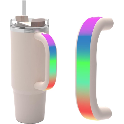 LED Light Up Handle Compatible with Stanley 40oz/30oz, Glow Tumbler Handle Suit for Stanley Accessories Use for Outdoor, Party, Home