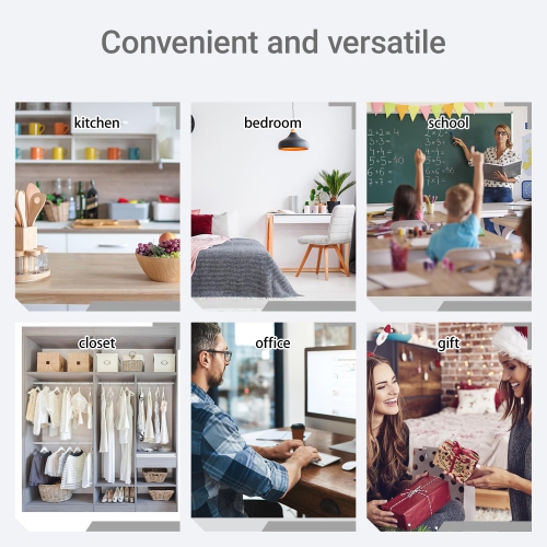 3-Pack Portable Folding Desk Hooks, Cute Adjustable School Bag Clips for School, Desk Storage and Organization