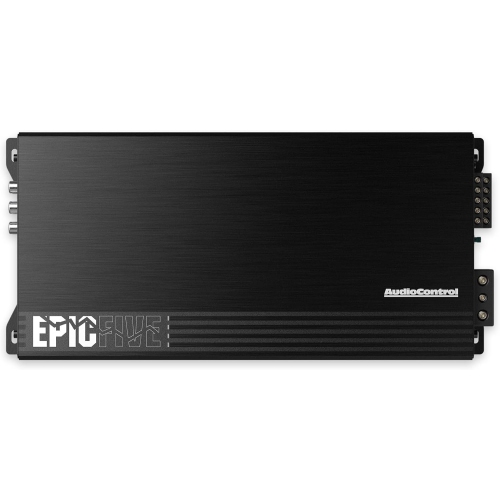 Amplificateur 5 canaux série EPIC d'AudioControl – 150 W x4+300 x 1@2&nbsp;Ohm, 75 W x 4 ou 300 x 2 à 4&nbsp;Ohm+700 W @1&nbsp;Ohm ch5