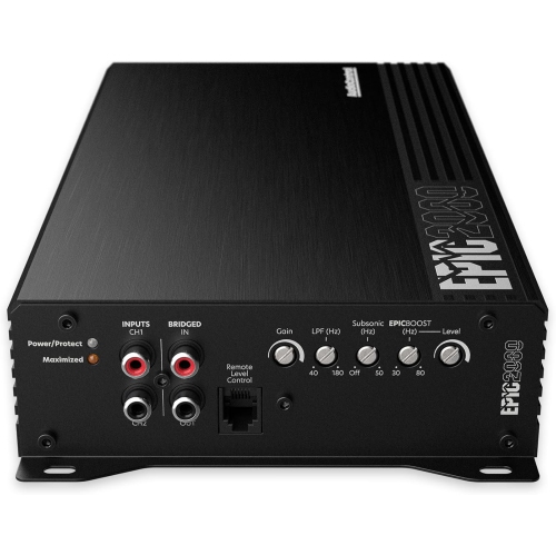 Amplificateur mono de la série EPIC d'AudioControl - 2000w@1 Ohm, 1500w@2 Ohm, 1000w@4 Ohm