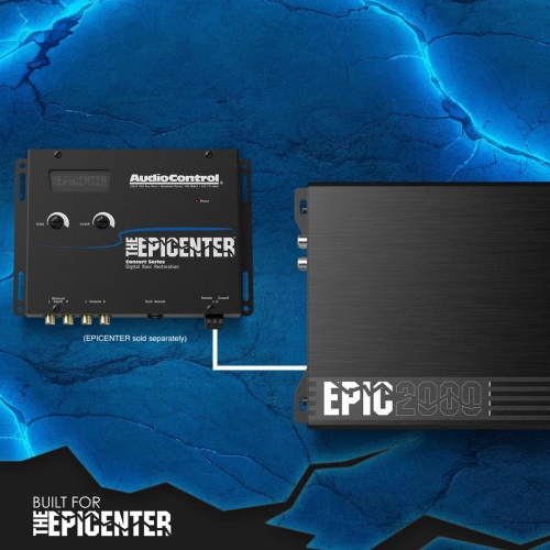 AudioControl EPIC Series Mono Amp - 1000w@1ohm 750w@2ohm, 500w@4ohm