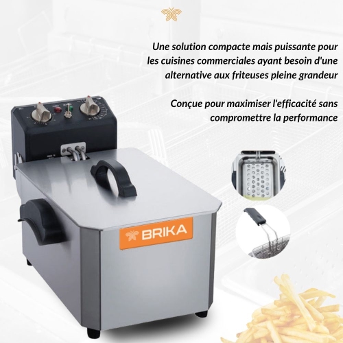 BRIKA BCEF-10 10lbs Countertop Electric Fryer