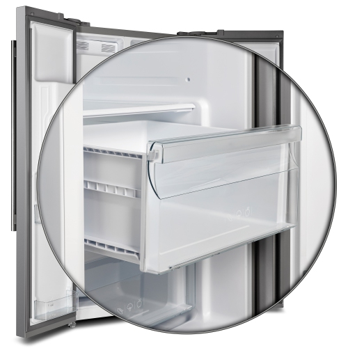 Forno Salerno – Réfrigérateur encastrable de 40 po en acier inoxydable, 20 pi³, gril décoratif, certifié ENERGY STAR