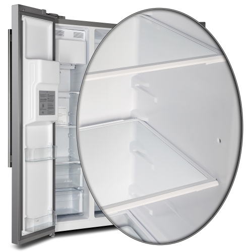 Forno Salerno – Réfrigérateur encastrable de 40 po en acier inoxydable, 20 pi³, gril décoratif, certifié ENERGY STAR