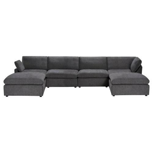 Urban Cali Long Beach Modular U-Shaped Sectional Sofa