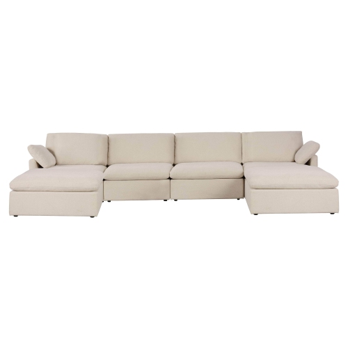 Urban Cali Long Beach Modular U-Shaped Sectional Sofa