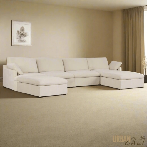 Urban Cali Long Beach Modular U-Shaped Sectional Sofa