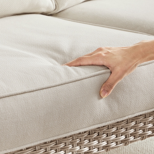 SONGMICS HOME Sencillo Collection - Loveseat, 2-Seat Sofa