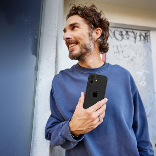 Étui rigide ajusté Velocity d'Incipio avec MagSafe pour iPhone 17 - Noir/Transparent