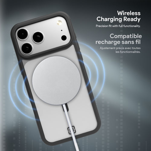 Étui rigide ajusté Velocity d'Incipio avec MagSafe pour iPhone 17 Pro Max - Noir/Transparent