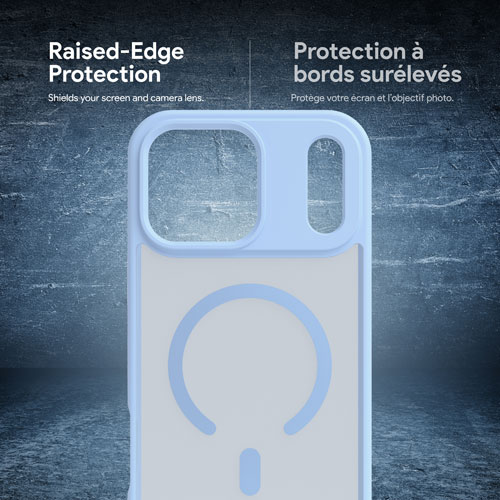 Étui rigide ajusté Velocity d'Incipio avec MagSafe pour iPhone 17 Pro Max - Bleu pâle
