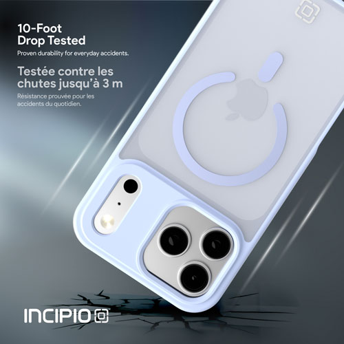Étui rigide ajusté Velocity d'Incipio avec MagSafe pour iPhone 17 Pro Max - Bleu pâle