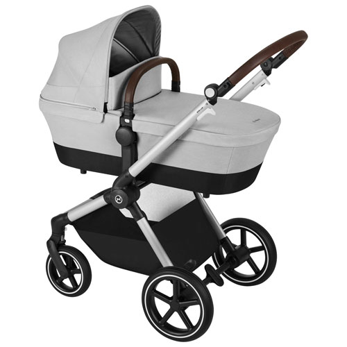 Poussette convertible EOS Lux de Cybex - Gris lave/Cadre argenté
