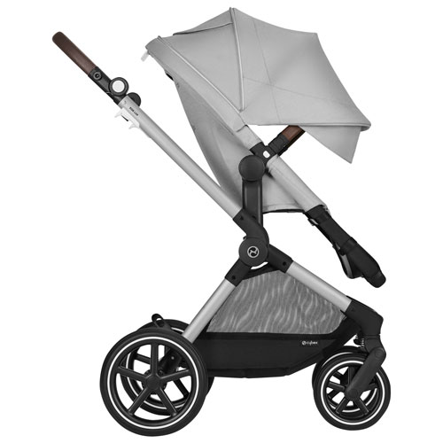 Poussette convertible EOS Lux de Cybex - Gris lave/Cadre argenté
