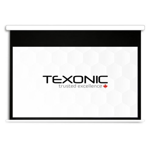 100-Inch Electric Projector Screen – Motorized Matte White Fiber Screen with Remote & Wall Control | 16:9 Indoor Home Theatre Display