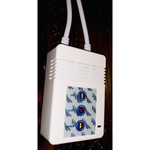 100-Inch Electric Projector Screen – Motorized Matte White Fiber Screen with Remote & Wall Control | 16:9 Indoor Home Theatre Display