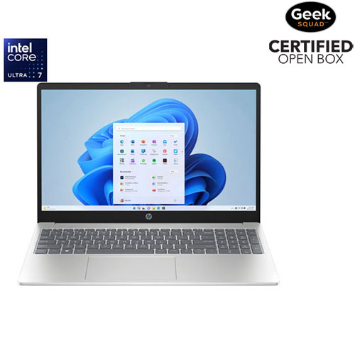 Open Box - HP 15.6" Laptop - Natural Silver (Intel Core Ultra 7-155H/32GB RAM/1TB SSD/Windows 11)